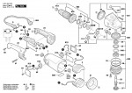 Bosch 0 601 854 493 Gws 24-230 H Angle Grinder 230 V / Eu Spare Parts